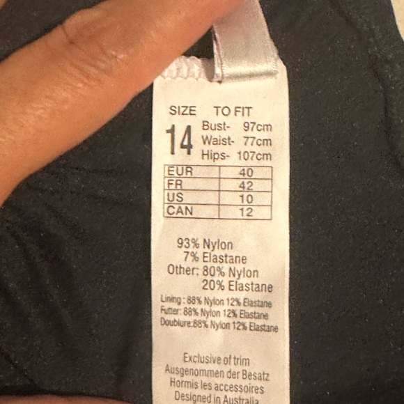 SEAFOLLY DD Cup Tank Bikini Top NWOT - Picture 13 of 16